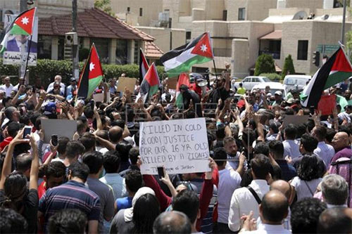 El régimen sionista compensará a Jordania los asesinatos de la Embajada en Amán